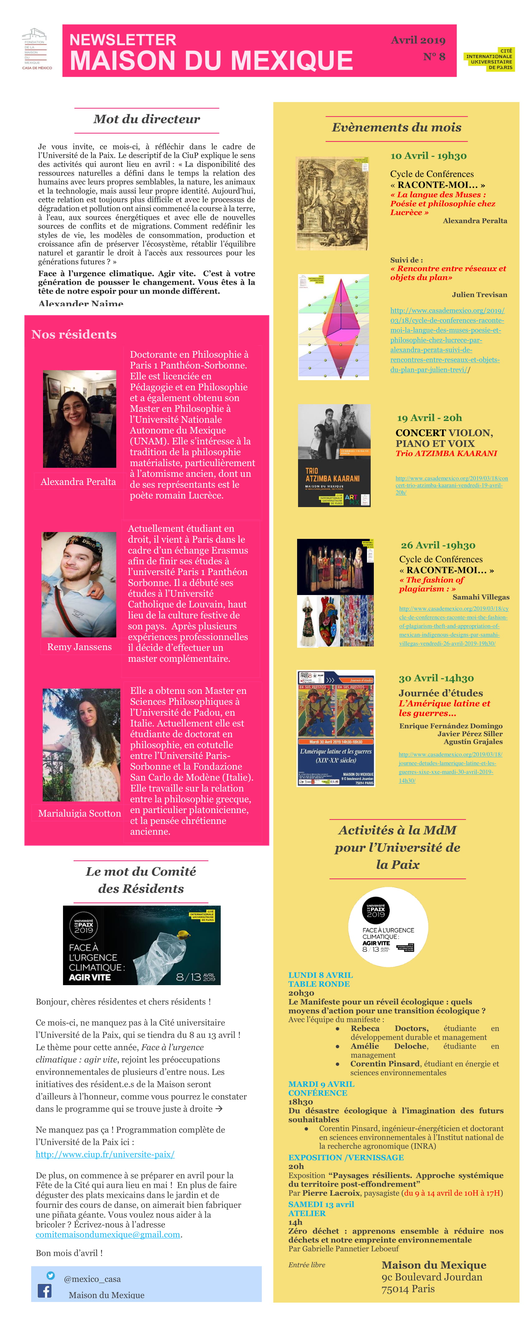 MEXIQUENEWSLETTER AVRIL19-1