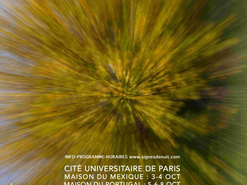 Festival International Signes de nuit – 3 et 4 octobre 2019