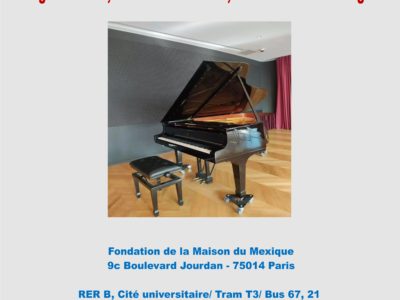 Concert de Piano, dimanche 27 novembre – 15h