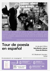 4 avril Tour de poesie