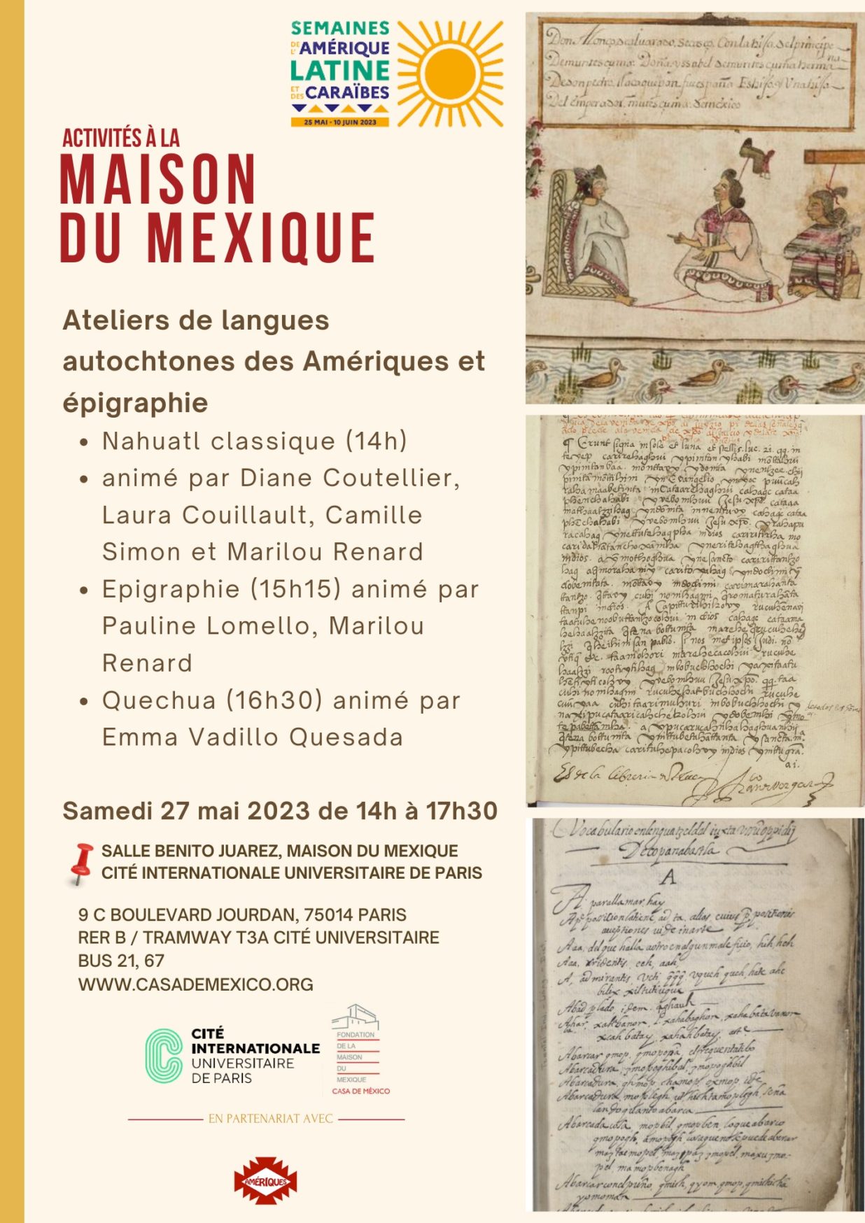 Atelier 27 mai