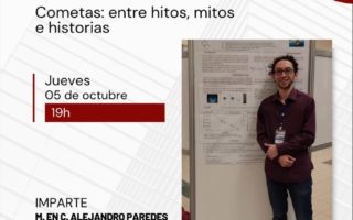Conferencia cometas 5 octubre