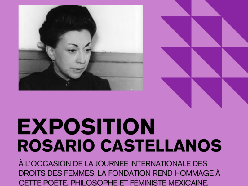 Exposición Rosario Castellanos, del 4 al 30 de marzo 2024