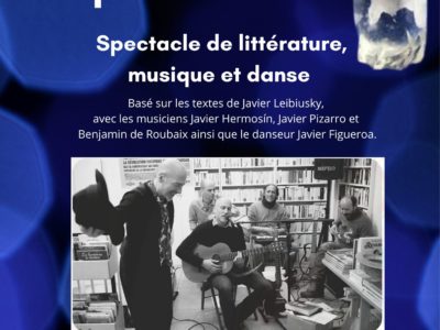 Concierto Espectáculo de literaura, música y danza, viernes 28 de marzo – 19h